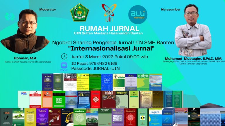Fasilitiasi Pengembangan Kompetensi Pengelola Jurnal, Rumah Jurnal UIN Sultan Maulana Hasanuddin Banten Adakan Ngobrol Sharing Rutin