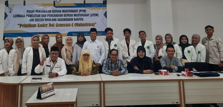 PPM LP2M UIN SMH Banten bentuk Kader Dai melalui Pelatihan Kader Dai Generasi Z