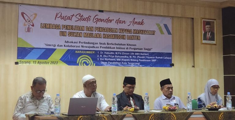PSGA UIN SMH Banten Gelar Advokasi Perlindungan Anak Berkebutuhan Khusus