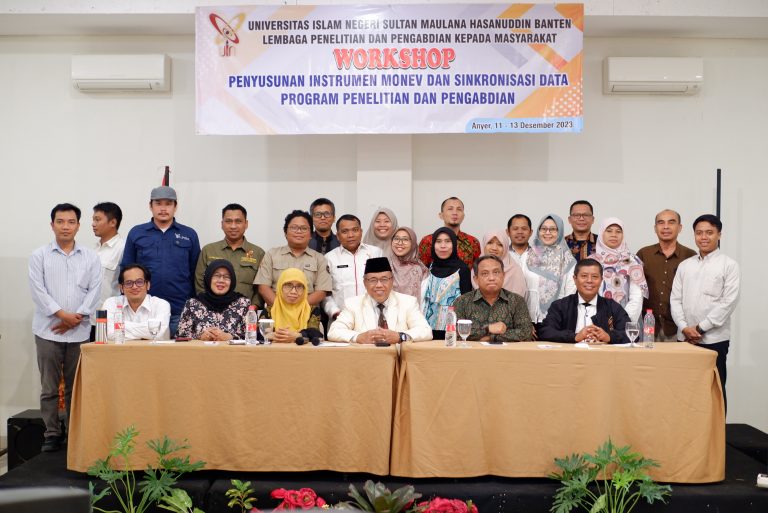 Workshop Penyusunan Instrumen Monev dan Sinkronisasi Data Program Penelitian dan Pengabdian