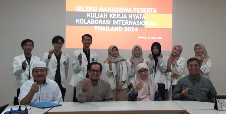 LP2M UIN Banten Laksanakan Seleksi Mahasiswa Peserta Kukerta Kolaborasi Internasional Thailand 2024