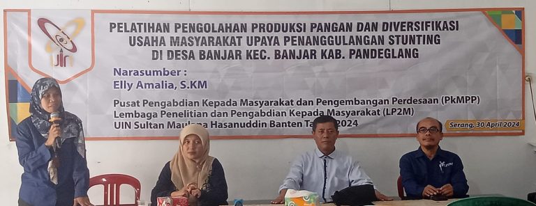 PkMPP Gelar Pelatihan Pengolahan Produksi Pangan dan Diversifikasi Usaha di Pandeglang